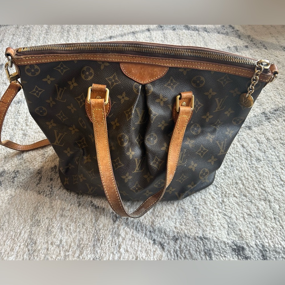 Louis Vuitton Monogram Palermo PM Shoulder Bag w/ Strap Brown - Picture 4 of 17